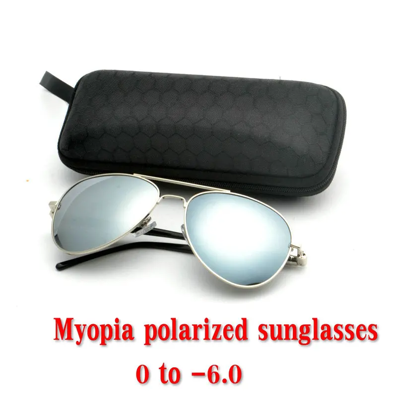 

2019 Custom Made Myopia Minus Prescription Polarized Lens Optics Unisex Sun Glasses Polarized Coating Mirror Round SunglassesNX
