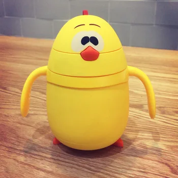 

Baby Bottle Thermos Stainless Steel Feeding Cartoon Chicken Kid Cup Nursing Nipple Insulation Cup Vacuum Flask Milk Bottle