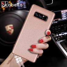 Silicone Fiber TPU Cases For Samsung Galaxy Note 8 Note8 Soft Phone Bag Case Back Covers Shell Housing For Samsung Galaxy Note 8
