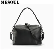 Suave Cuero de Vaca Bolso de Hombro Crossbody Bolsos de Las Mujeres 2017 de La Manera Pequeño Totalizador de la Alta Calidad de Verano de Cuero Genuino Bolsos de Las Señoras