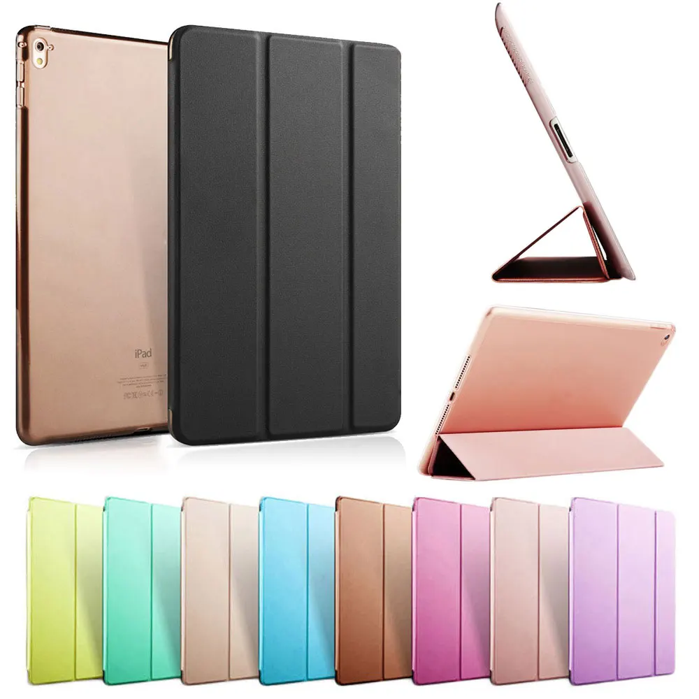 Case For iPad Air 2 iPad 6 Model A1566 A1567 Cover Candy Color PU