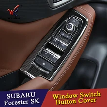 Для Subaru Forester SK аксессуары для интерьера, двери, подлокотника, окна, кнопка включения, накладка, наклейка