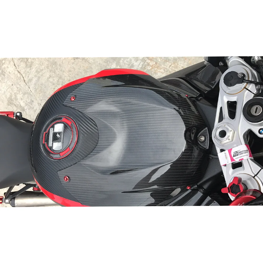 Motorcycle Accessori Carbon Fiber Gas Tank Top Fairing Kits Guard Protective Cover For BMW S1000RR S 1000 RR 2015 2016 2017 2018 (3)