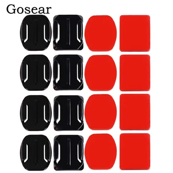 

Gosear 4PCS Plane Mounts Curve Surface Mounts 8PCS Adhesive Pads Surfboard Climbing Camera Accessories for GoPro Hero 3 3 2 1
