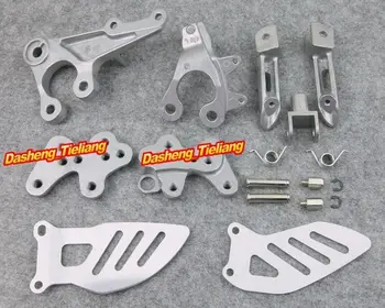 

Motorcycle Front Rider Foot Pegs Aluminum Footrest Brackets For SUZUKI GSXR1000 2009 2010 2011 GSX-R GSXR 1000