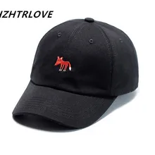 Высокое качество прекрасный лиса бейсболки Cattoon узор вышивка шапки для мужчин и женщин Snapback хип-хоп колпаки Casquette Gorras