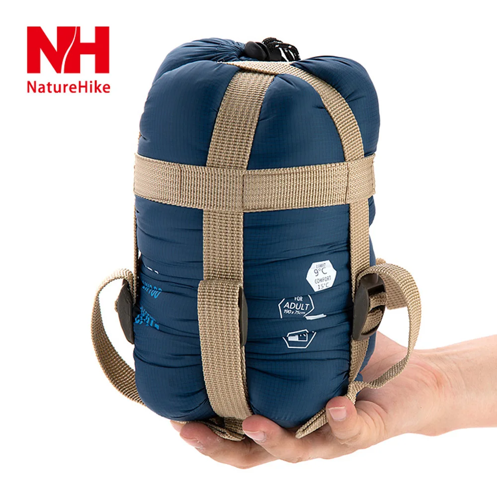 Us 29 5 48 Off 190 75cm Envelope Sleeping Bags Outdoor Bag Camping Travel Multifunction Hiking Ultra Light Dark Blue In