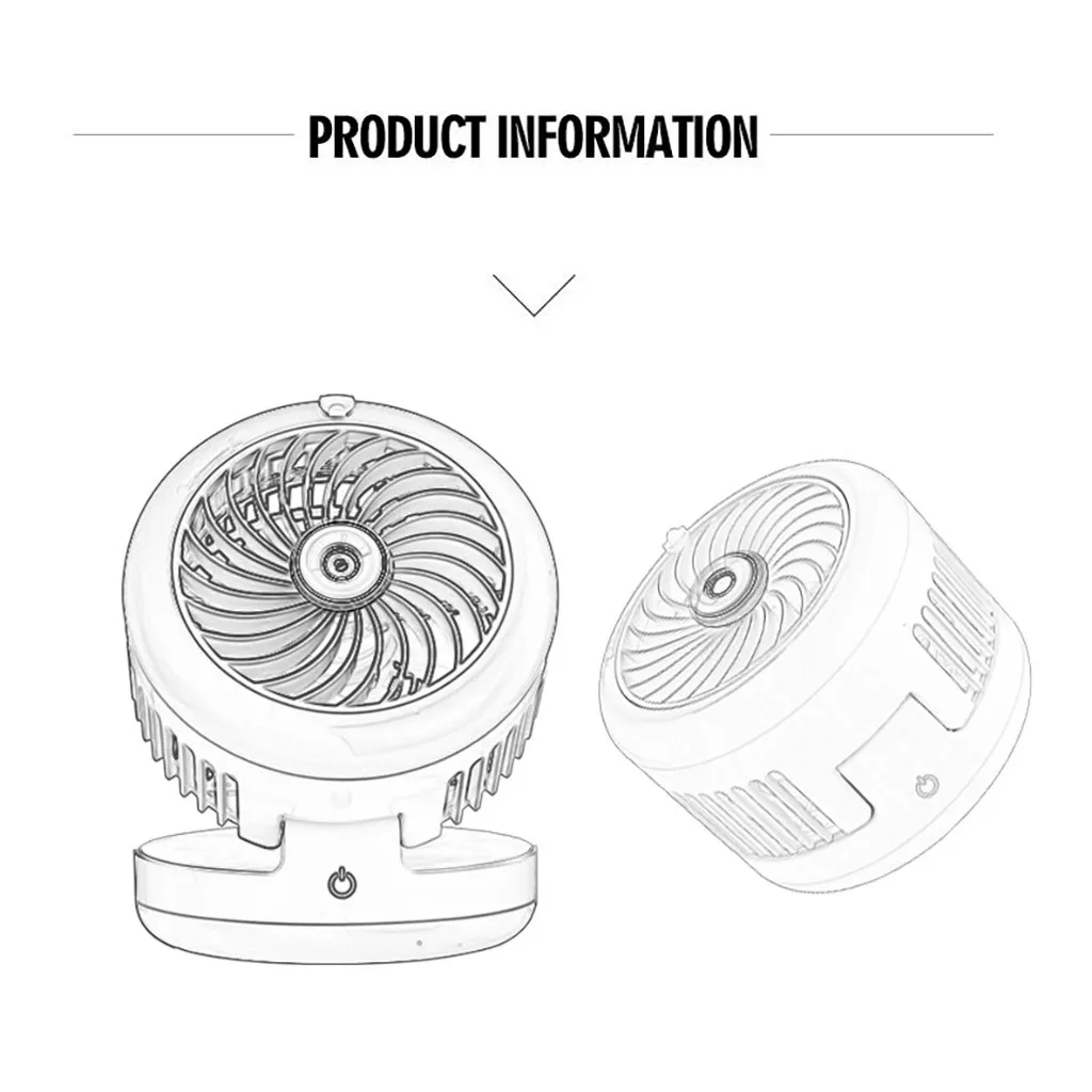 CARPRIE мини Гибкая usb-лампа мини Распылитель Usb зарядка портативный увлажнение небольшой вентилятор ветер кондиционер перезаряжаемый вентилятор#2