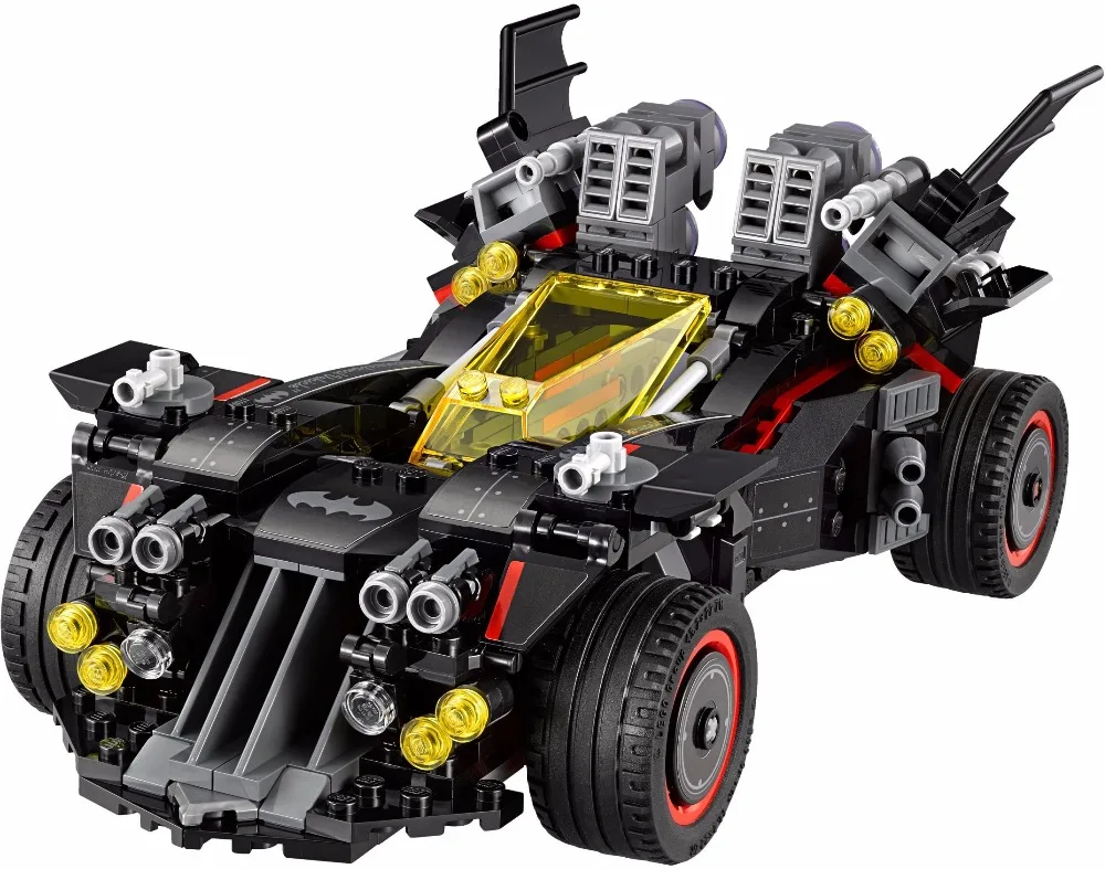 

new 1496Pcs Genuine Batman Movie Series The Ultimate Batmobile Set Educational Building Blocks Bricks Toys Model with legoings