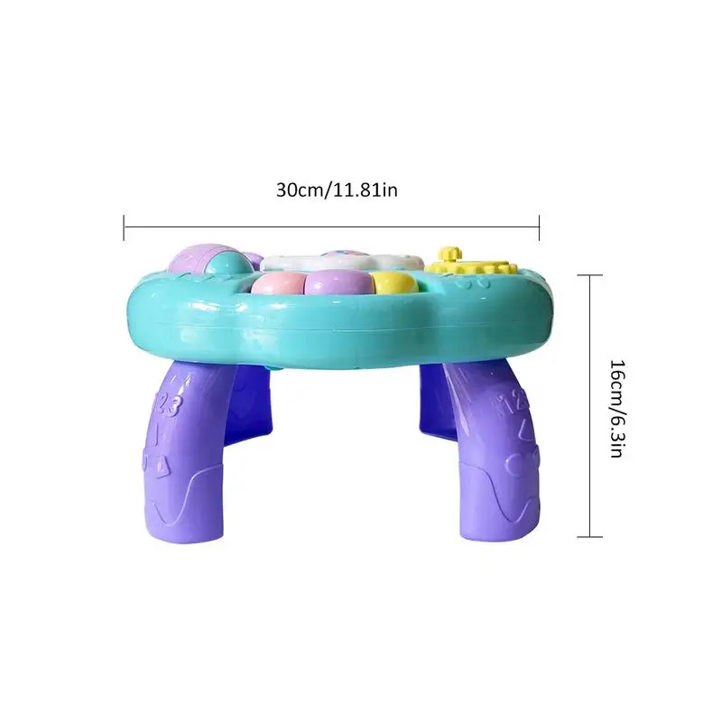 Детские музыкальные игрушки, обучающий стол для раннего образования, музыкальный центр, игровой стол для малышей, детские игрушки, музыкальный набор