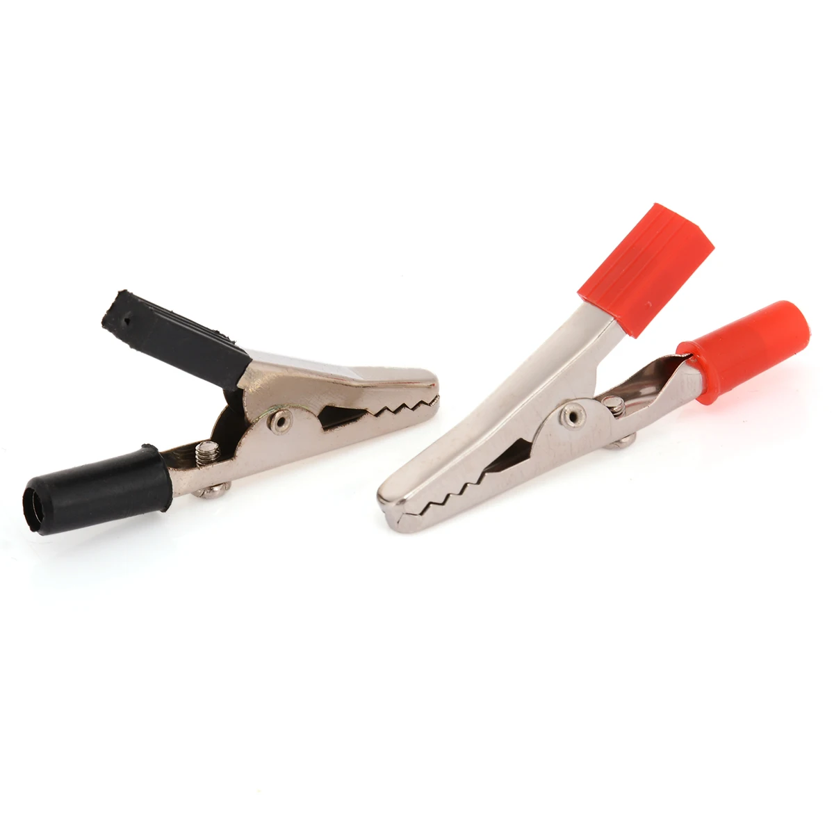 

10 Piece 10A Heavy Duty Alligator Crocodile Clamp Black/Red Alligator Clips PAIR Test Leads/Wires for Solder Clip Connection