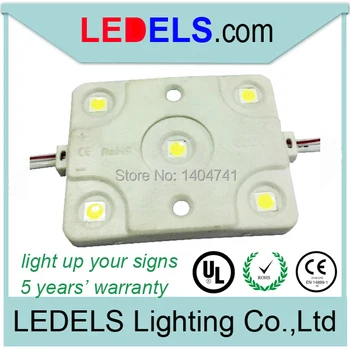 

SMD 5050 injection led module for light box lighting waterproof with 5 led chips and UL certification : E 468389