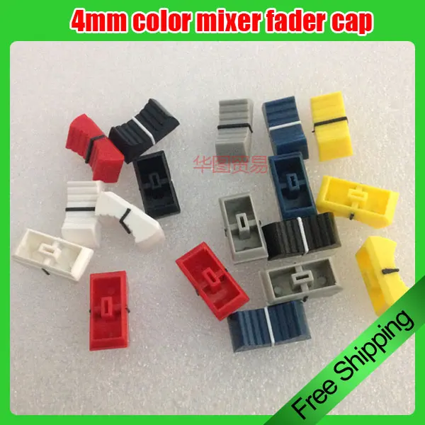 10pcs Half-axis Potentiometer Fader Knob Cap / Mixer Plastic Cap Rotary