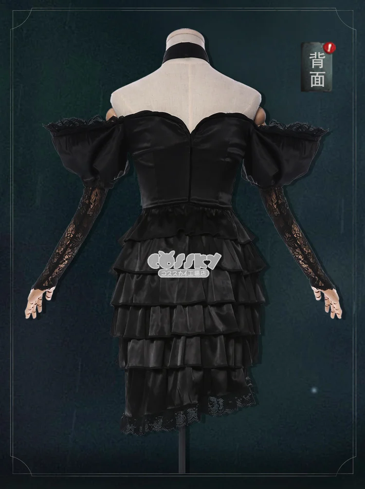 [MAY. STOCK] Игра идентичность V бармен Сексуальная Лолита платье/костюм для костюмированной игры + кольцо для женщин Хэллоуин Бесплатная