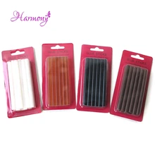 12 шт. маленькие горячие кератиновые клеевые палочки diy для предварительно скрепленных наращивания волос, клей, 4 цвета на выбор