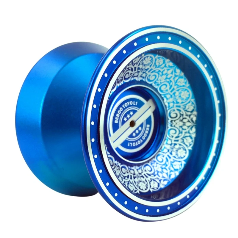 Blue BEBOO йо-йо металлический Профессиональный Йо-Йо набор йо-йо+ перчатка+ 3 струны L1 йо-йо товары классические игрушки подарок - Цвет: Blue