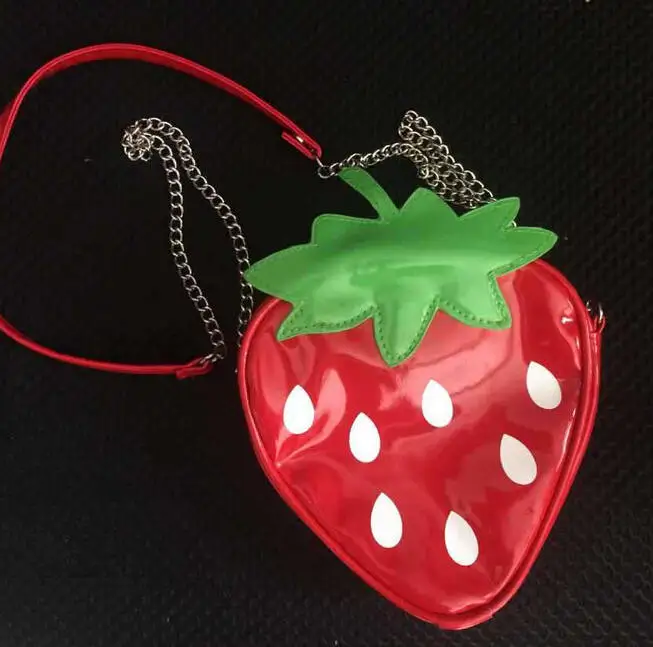 

Funny Children Shoulder Bag Fruit Messenger Bag Transparent Lemon Strawberry Small bags Watermelon Wallet Purses And Handbags H