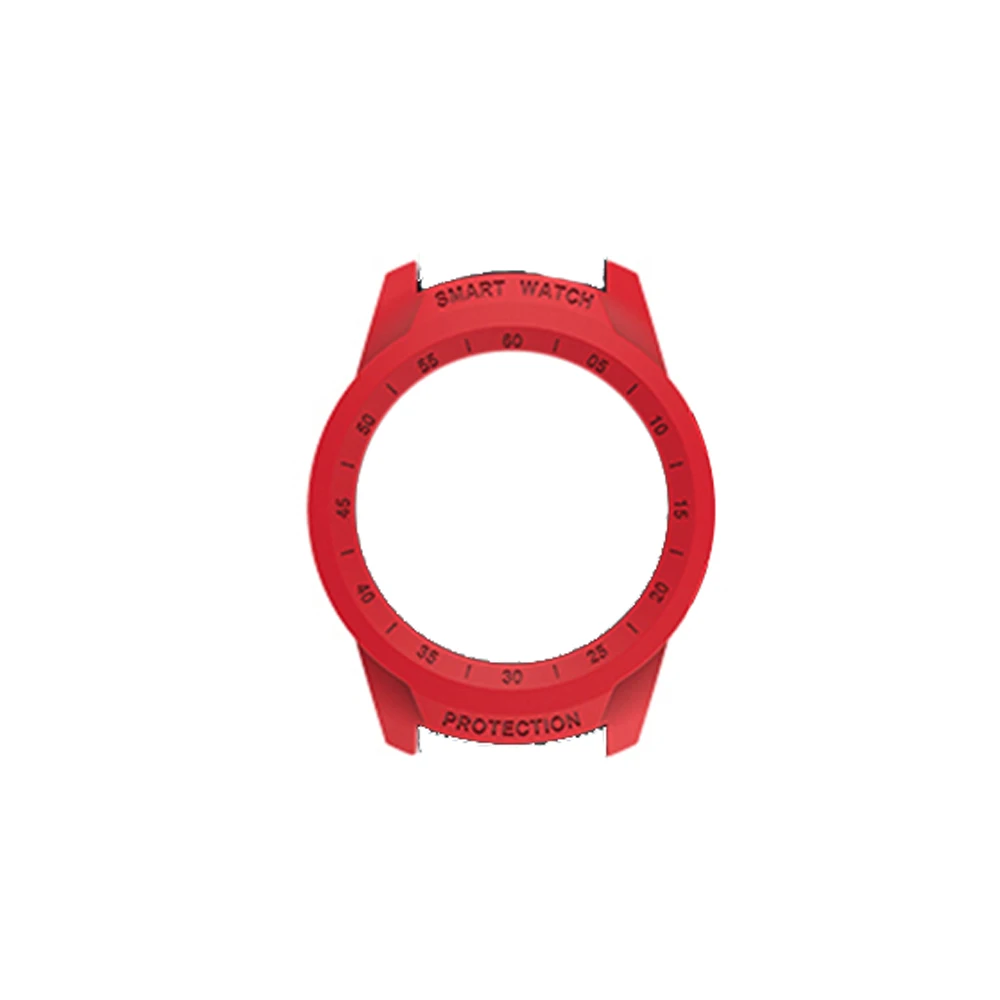 1 шт. Смарт-часы циферблат защитный чехол для Ticwatch Pro Smart протектор для часов крышка оболочки Tiwatch PRO Чехол бампер для Ticwatch - Цвет: Красный