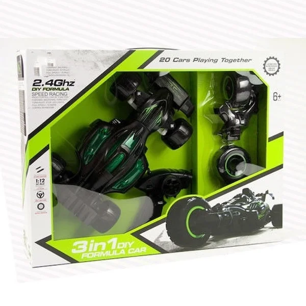 

3 in 1 1/12 Formula High Speed RC Racing Car Truck Electric Vehicle Remote Control Model Toys RTR