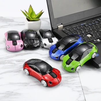 

Fashion Car Shape 2.4GHz 1600DPI Wireless Gaming Mouse Mice USB Receiver Gamer Mouse 4 Keys for PC Laptop Desktop New