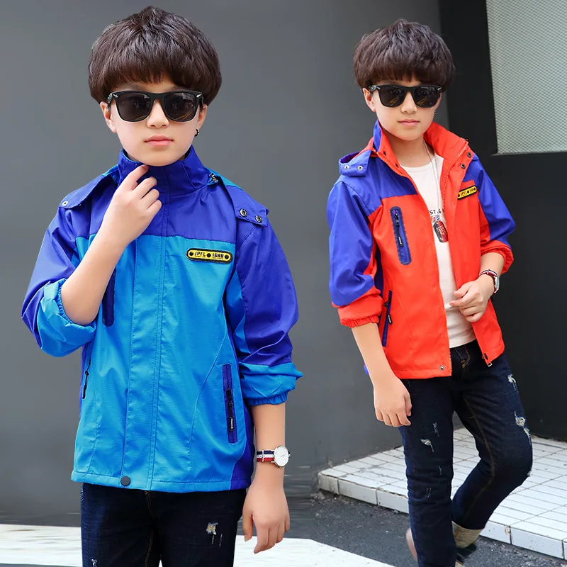 

2019 Spring Autumn Kids Boy Jacket Windproof Waterproof Coat Children Outerwear Coat for Boys Fashion Casual Sport Jackets