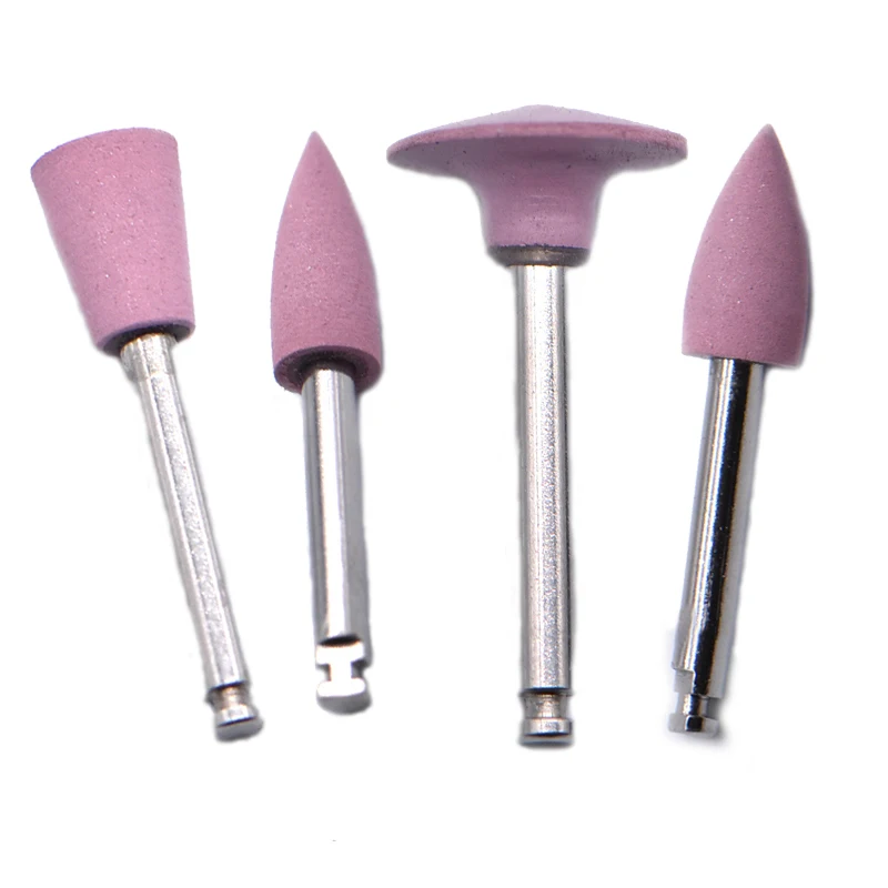 Mix 4 pcs Grinding Heads Dental Polishing Teeth Polishing Tool for Low