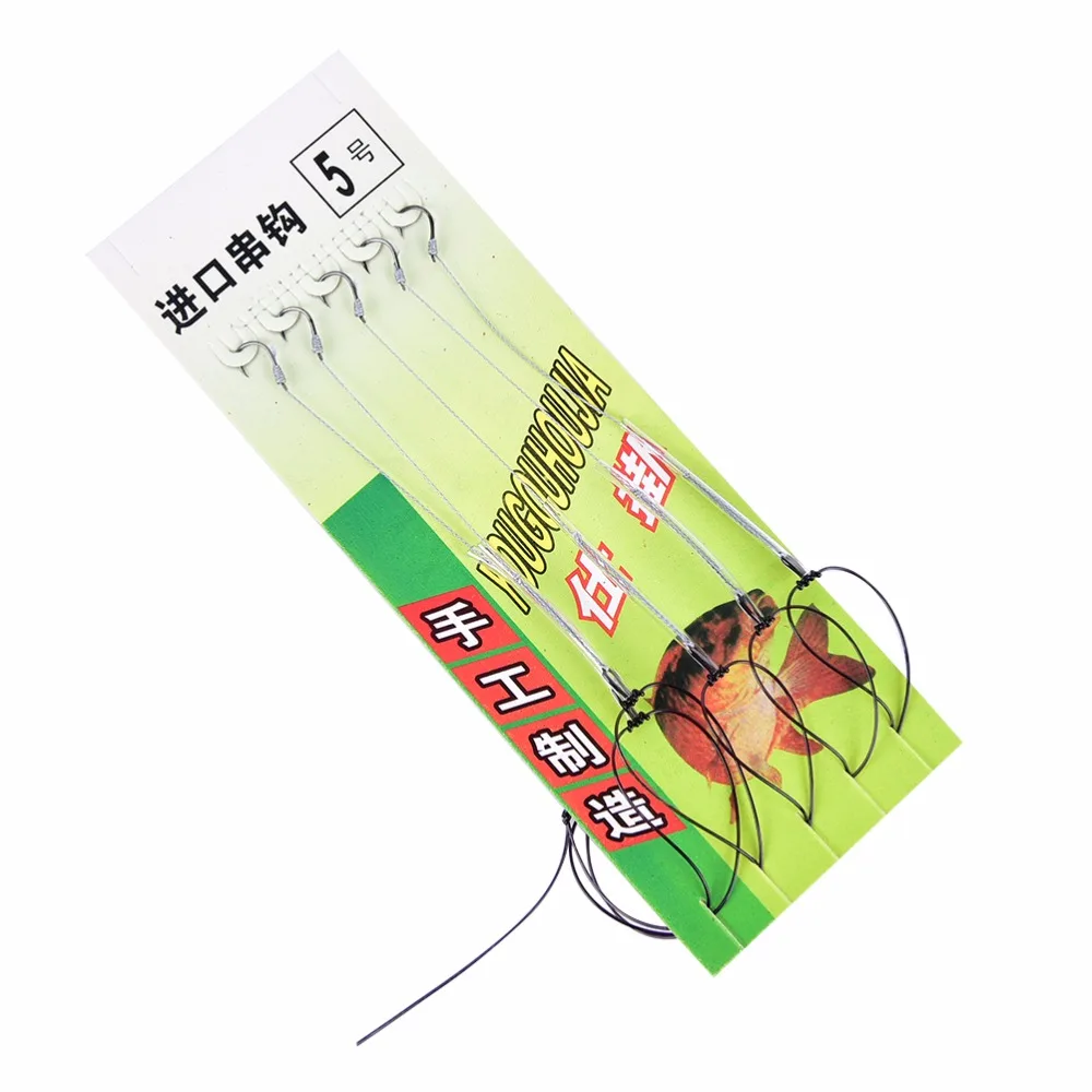 

Carp Fishing Hair Rigs Braided Thread Curve Shank fishing Hook with line Carp Rigs Fishing Accessories High Quality