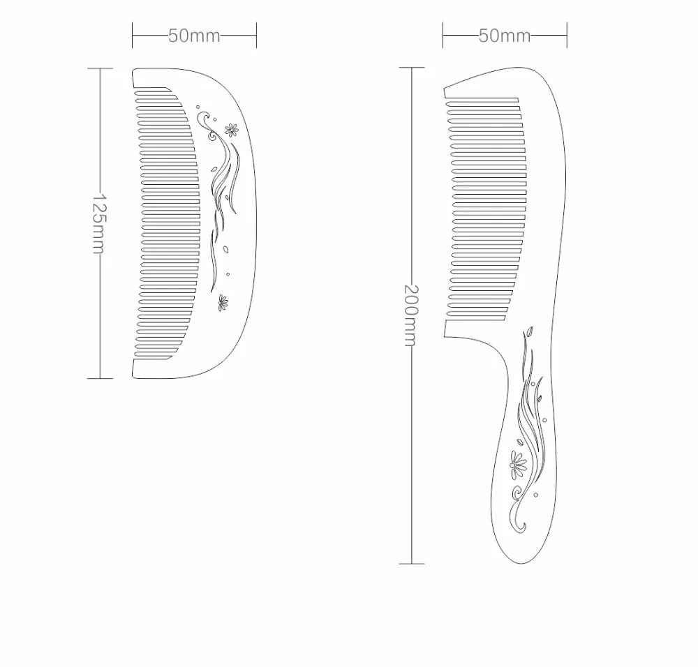 Xiaomi Xinzhi здоровый натуральный бревенчатый гребень без статического кармана деревянный гребень ручной работы Профессиональный инструмент для укладки волос для женщин