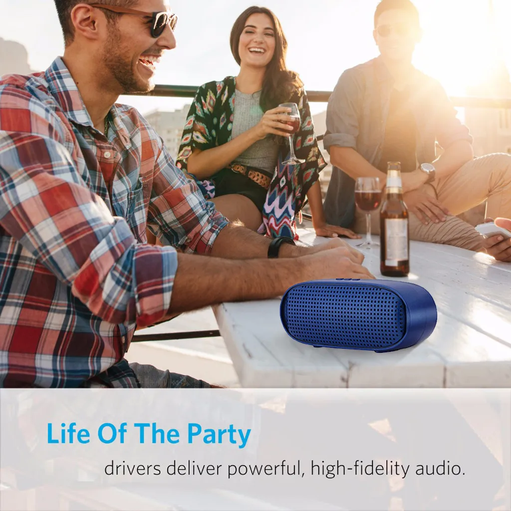 HIFI портативный беспроводной Bluetooth динамик стерео звуковая панель TF FM радио