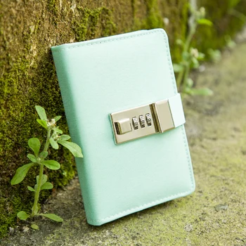 

CAGIE Macaron Series Cloth Password Notebook A7 Pocket Notepad Portable Notebook CA7J9064 1PCS