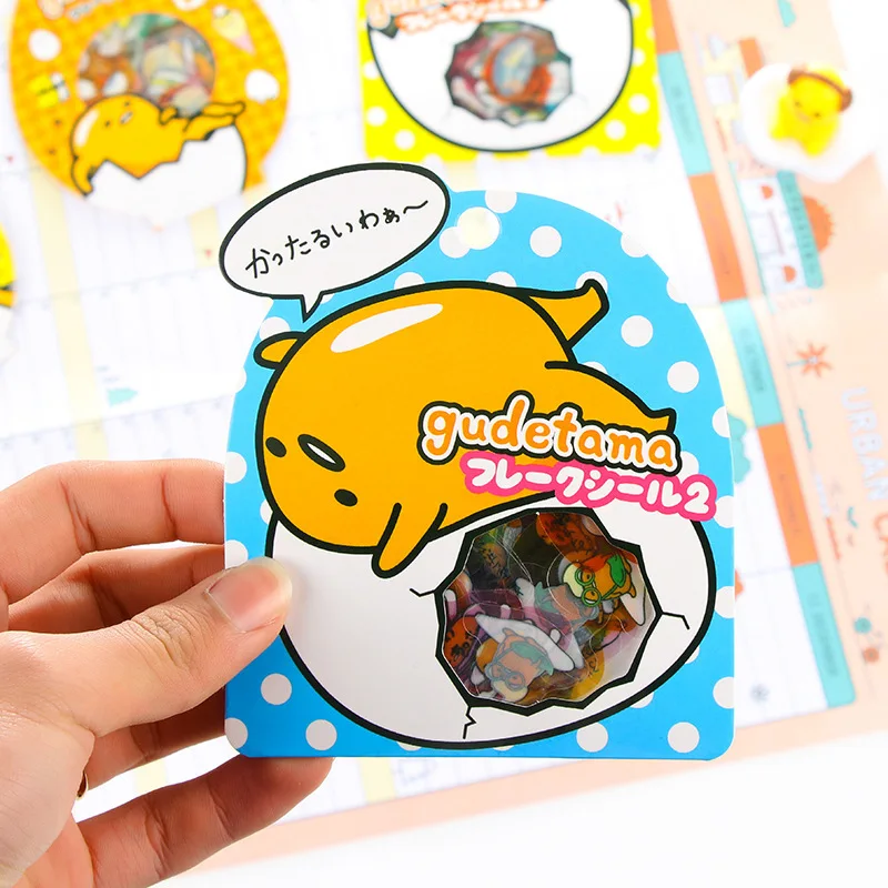 Симпатичные стационарный прекрасный Mr. желток Gudetama желтое яйцо брат Стикеры пакет сломанной яйца телефон молочные украшения Альбом