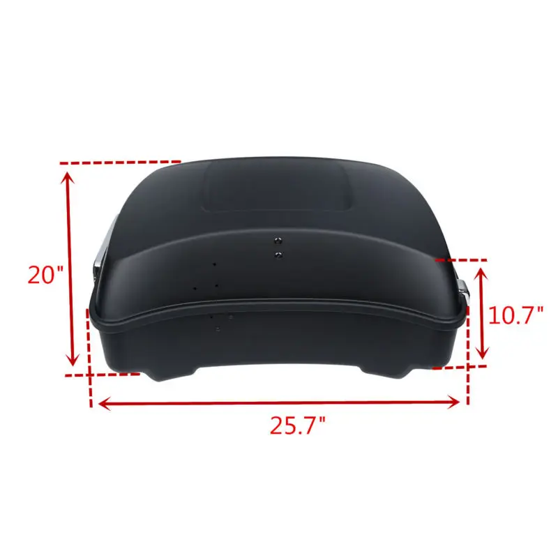 Нарезной багажник и стойка для спинки мотоцикла Harley Tour Pak Touring Electra Street Glide Road King FLHR