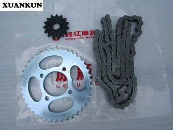 

XUANKUN QJ125-19 Sleeve QJ125-6G Tooth Plate Chain Size Gears