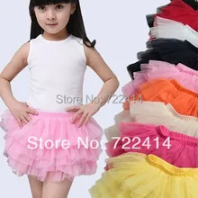 Новинка года; детская одежда; мини-юбка для девочек; детские юбки; пышная юбка для девочек; Многослойная фатиновая юбка-пачка принцессы
