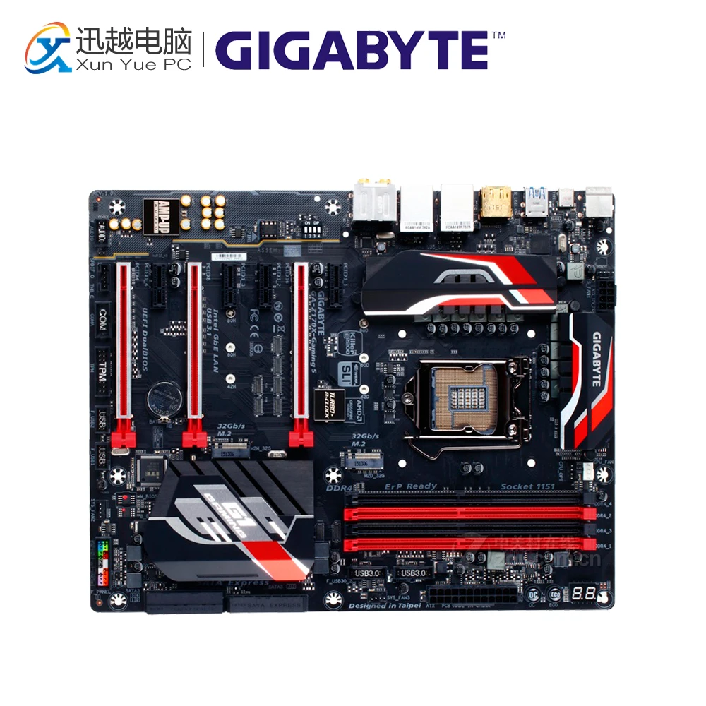 

Gigabyte GA-Z170X-GAMING 5 Original New Desktop Motherboard Z170X-GAMING 5 Z170 LGA 1151 DDR4 64G USB3.1 ATX