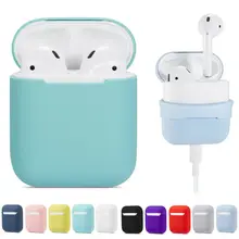 Мягкий силиконовый чехол, наушники для Apple Airpods, Bluetooth, беспроводные наушники, защитный чехол, коробка для Air Pods, наушники, сумка