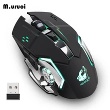 M. uruoi, беспроводная мышь, бесшумная компьютерная мышь, 2,4G приемник, супер тонкая мышь для ПК, ноутбука, 2400 DIP, Оптическая USB мышь для ноутбука