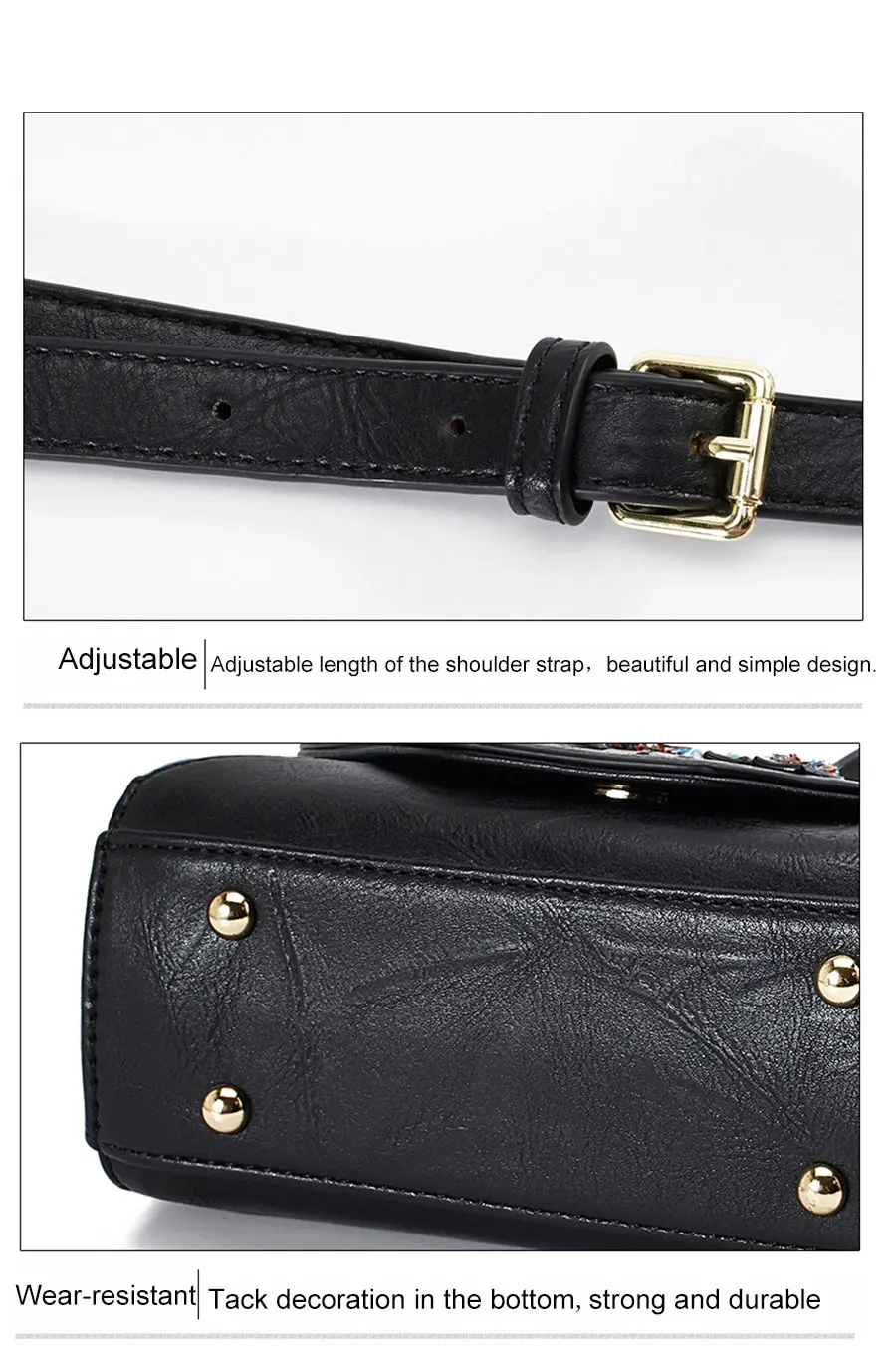  JKBW New Female PU Messenger Bags Leather Handbag with Pony Shape Women Shoulder Bags Summer Casual High Quality Crossbody Bags (15)