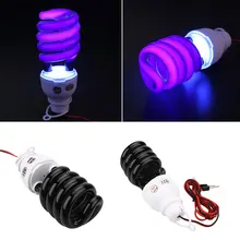 Светодиодные ультрафиолетовые люминесцентные лампы с зажимом 40 Вт УФ лампа черного света винт 12В огни