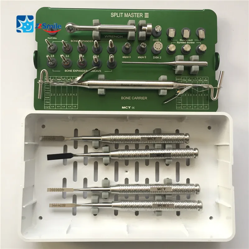 CE/ISO/FDA одобренный MCT SSM-03 инструмент для зубного имплантата Сплит мастер III Комплект