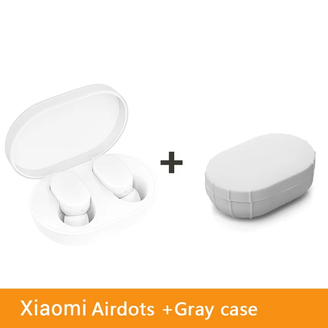 В качестве сырьевого материала! Xiaomi Mijia AirDots Bluetooth наушники Молодежная версия TWS Беспроводная гарнитура стерео бас с микрофоном Handsfree - Цвет: Add Gray Box