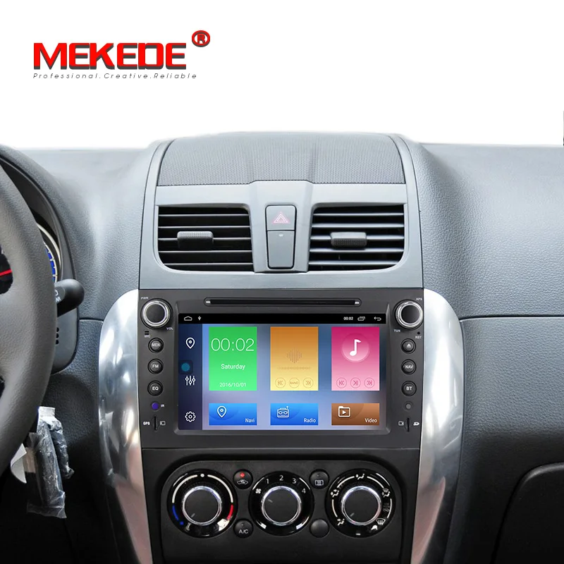 Discount Android 9.1 2+32G  Car DVD GPS Multimedia player for SUZUKI SX4 SX-4 2006-2013 Navigation Stereo Radio tape wifi usb video 5