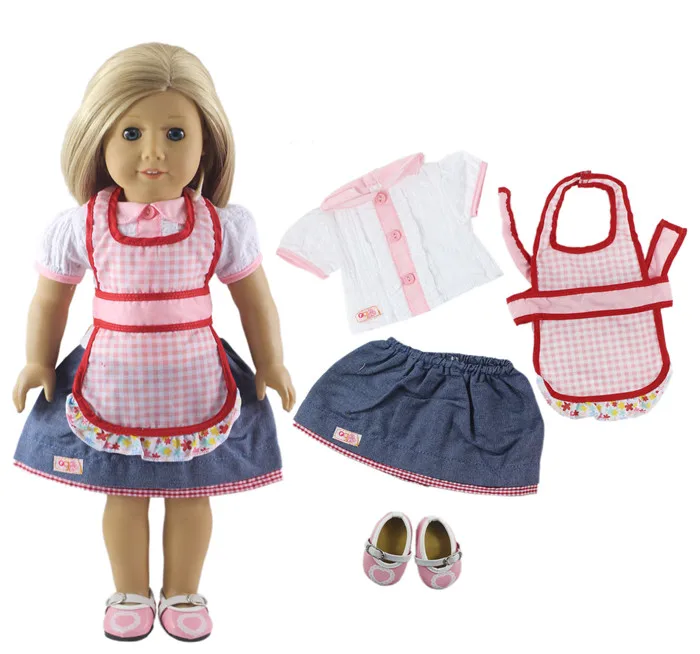 5 комплектов одежды для кукол 18 дюймов в новом стиле случайный выбор|doll clothes|clothes for