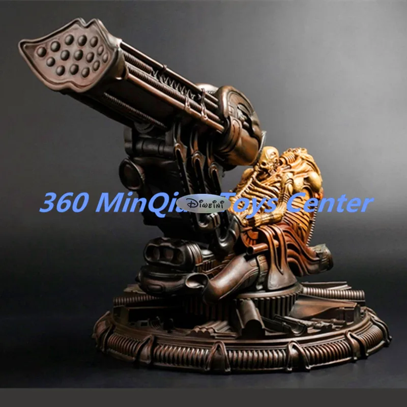 

Alien VS Predator Statue Jagged War Profiled Prequel Bust Alien Shaped Cannon Full-Length Portrait Action Figure Model Toy WU838