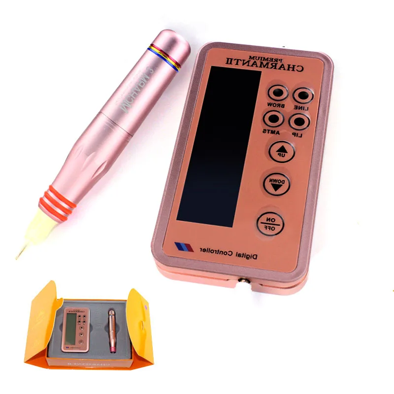Ceny 1 zestaw elektryczny cyfrowy permanentny obrotowy maszyna do makijażu zestawy Microblading Pen pistolet brwi Lip tatuażu MTS ołówek do makijażu