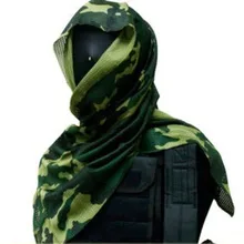 Военный Камуфляжный, для лесистой местности холст шарф маска 6" SC-01