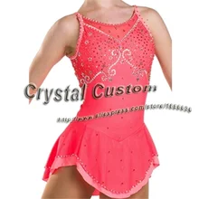 Лидер продаж, платья для фигурного катания на коньках для девочек с спандексом, новое Брендовое платье для соревнования в фигурном катании DR2546