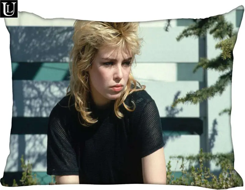 Изготовленный На Заказ Kim WIlde Прямоугольная подушка крышка Размеры 45x35 см (с одной