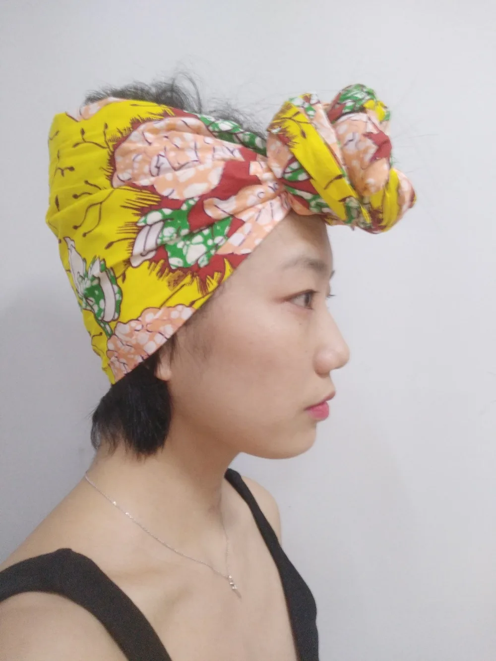 Shenbolen цветочный Headwrap для женщин Африканский Традиционный платок тюрбан 100% хлопок воск 72 "x 22"