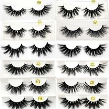 Hbzgtlad 25 мм норки ресницы 3D норки Искусственные ресницы ручной многоразовые натуральные ресницы Популярные Накладные ресницы для макияжа